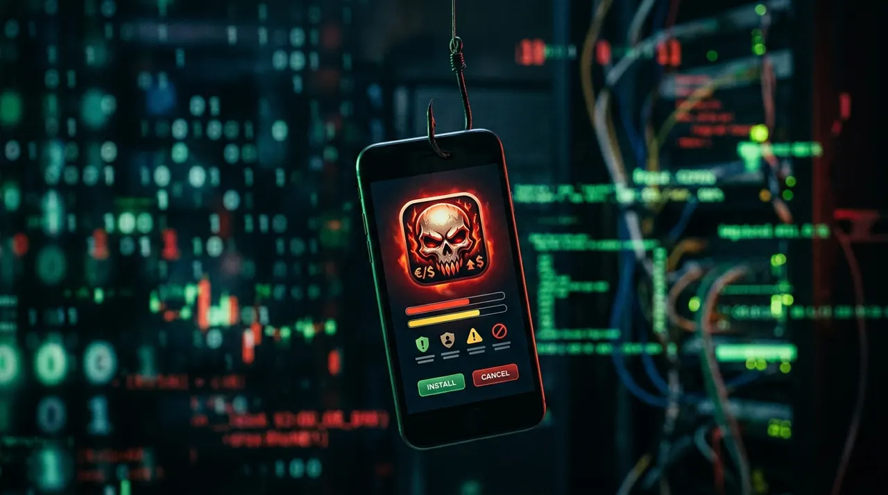 Una app sospechosa con anzuelo: el peligro de los APK falsos