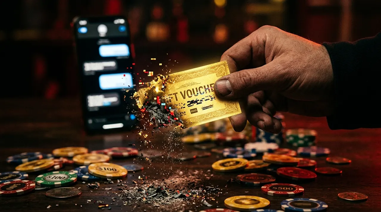 Un cupón dorado que se deshace: los códigos promocionales falsos