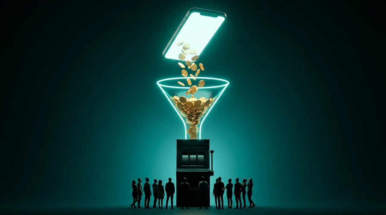 El embudo del dinero: del teléfono del influencer a la tragamonedas