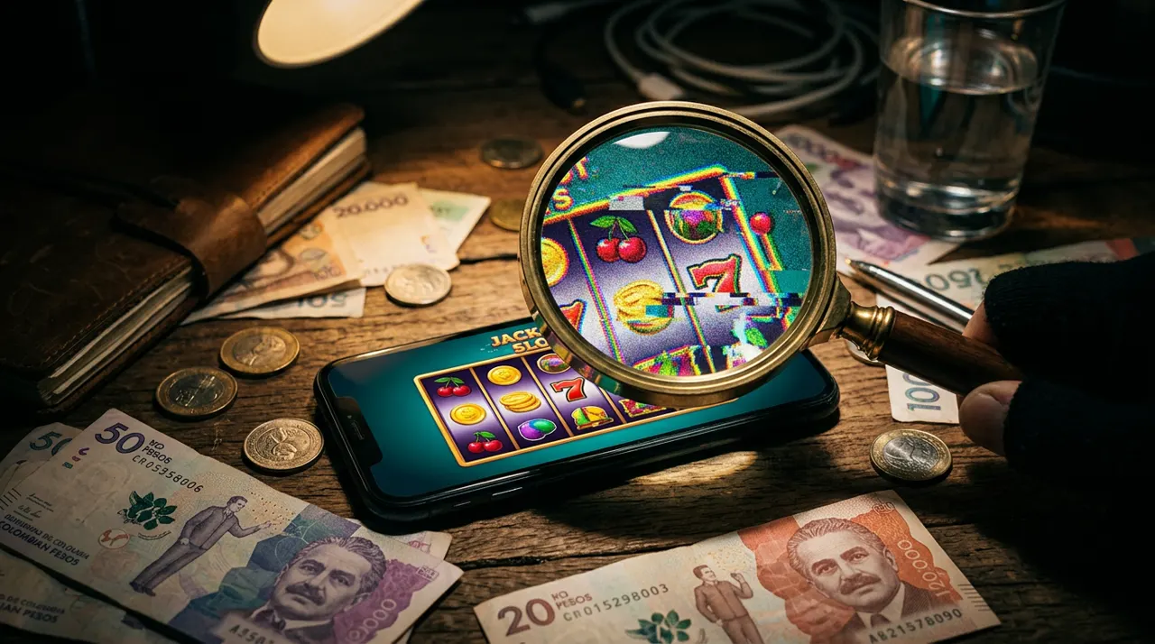 Una lupa sobre el celular: verificando el casino de Cossio