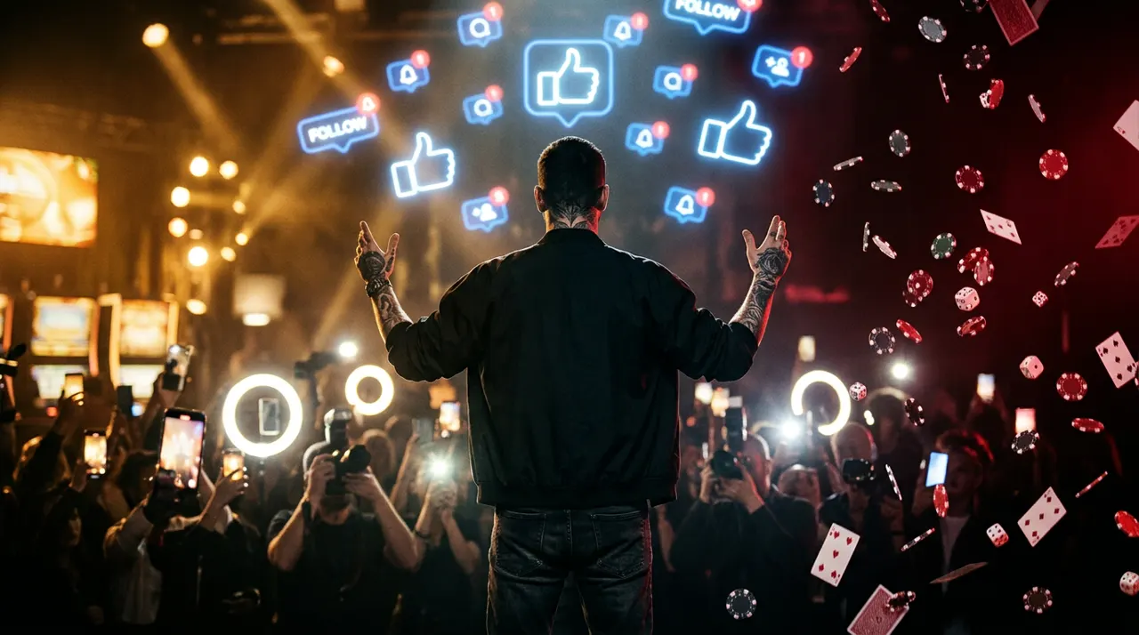 Fama y controversia: el influencer entre los reflectores y las fichas